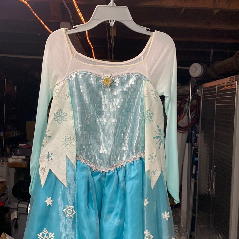 Disney Frozen dress size 9/10 Girls. Plus Tiara